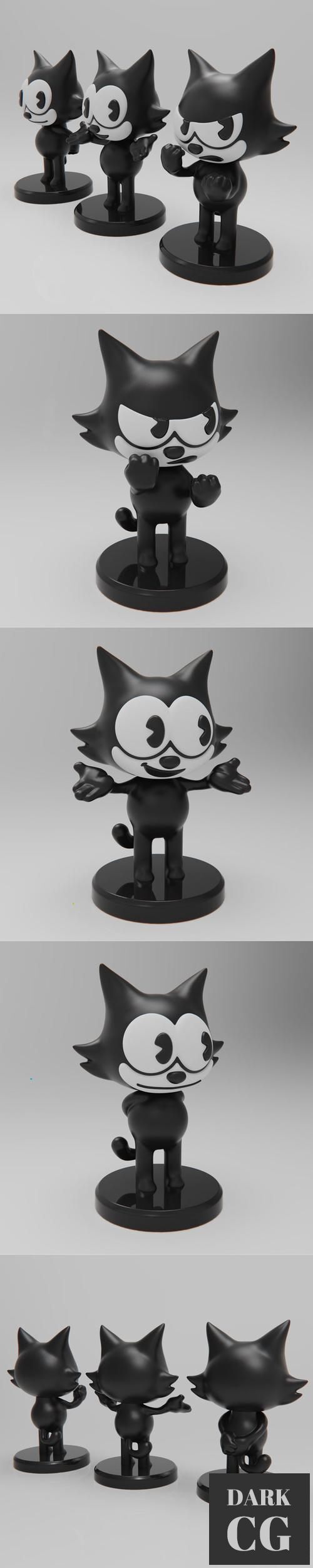 3D Model PlaKit Felix The Cat 3D Print