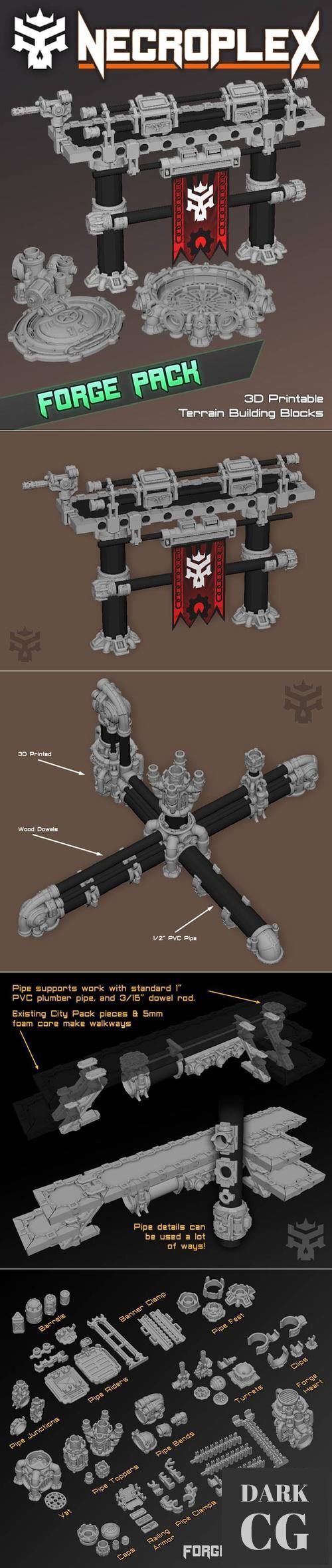 Necroplex Forge Pack – 3D Print