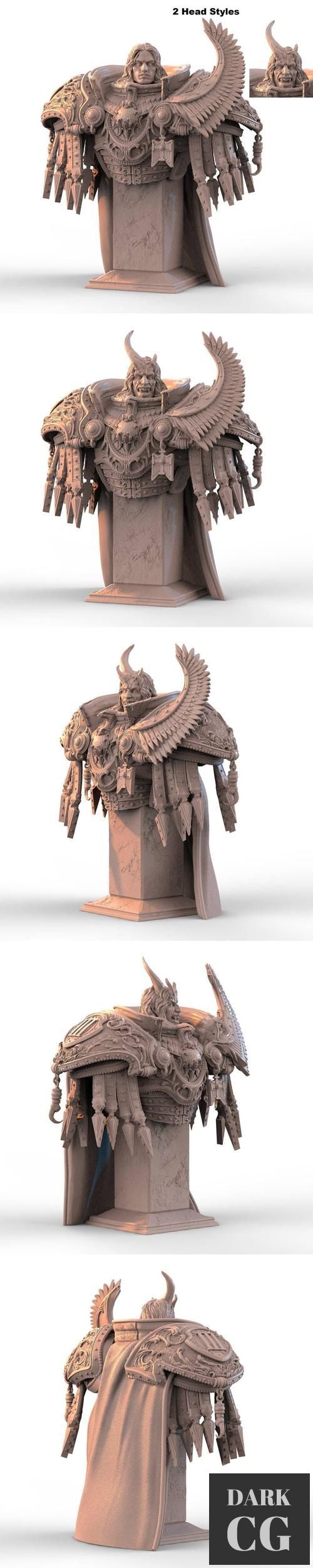 Fulgrim (Serpens Volans) Bust – 3D Print
