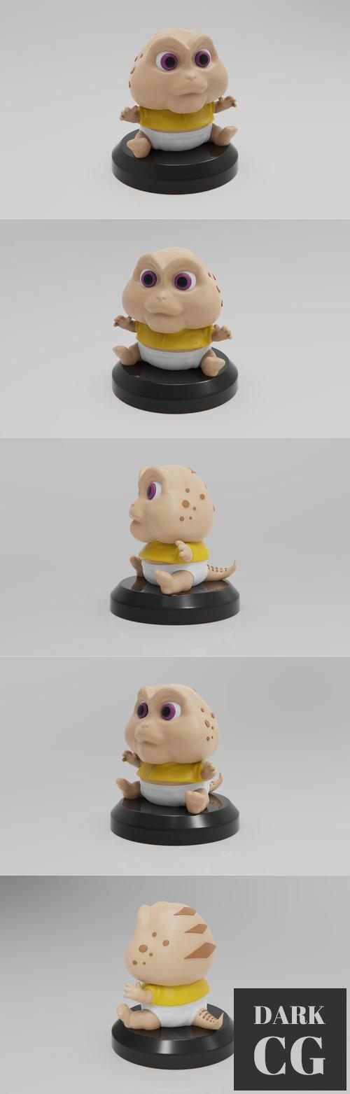 3D Model PlaKit Dinosaurs Baby Sinclair 3D Print