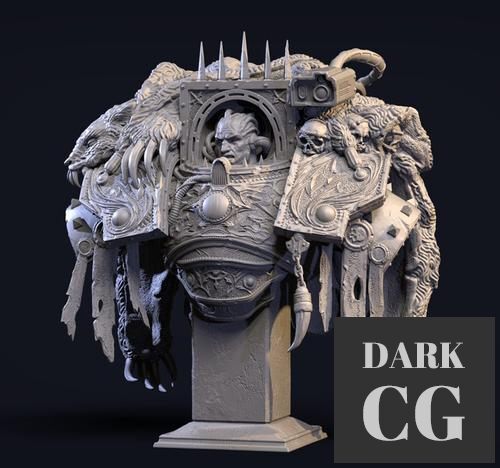 Horus Lupercal (Iscariot) Bust – 3D Print