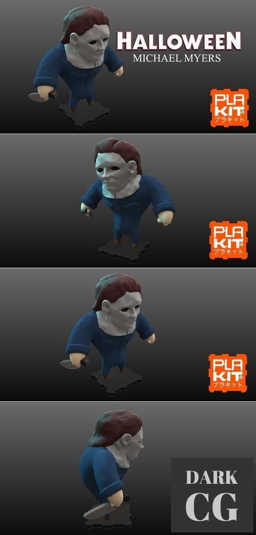 PlaKit Halloween MICHAEL MYERS – 3D Print
