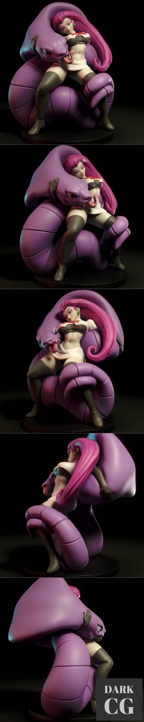 Jessie and Arbok – 3D Print