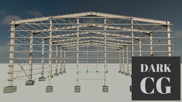 Revit 2022: Complete Steel Structure "Warehouse" Modeling