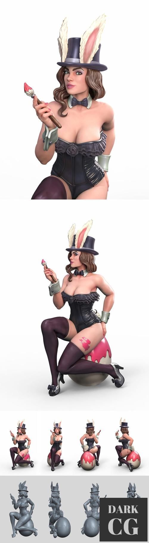 Paulette Pin-Up – 3D Print