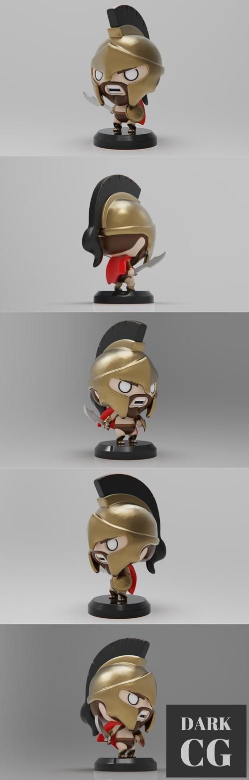 PlaKit 300 King Leonidas – 3D Print