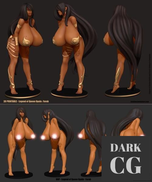 Farah and Farah Topless – 3D Print