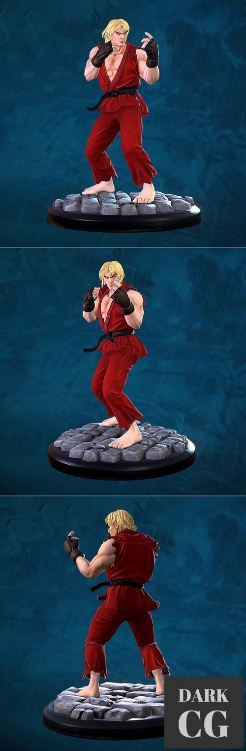 Ken Masters Street Fighter – 3D Print