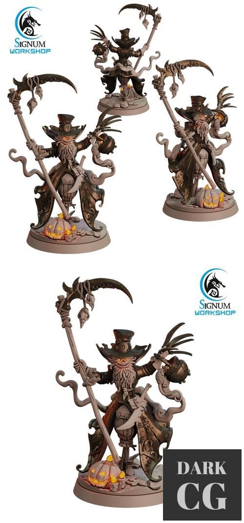 Sir Baghead, the Obsessed Scarecrow – 3D Print