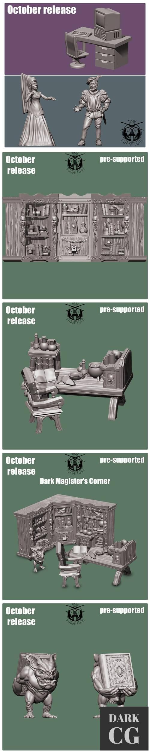 Tiny Furniture October 2021 – 3D Print