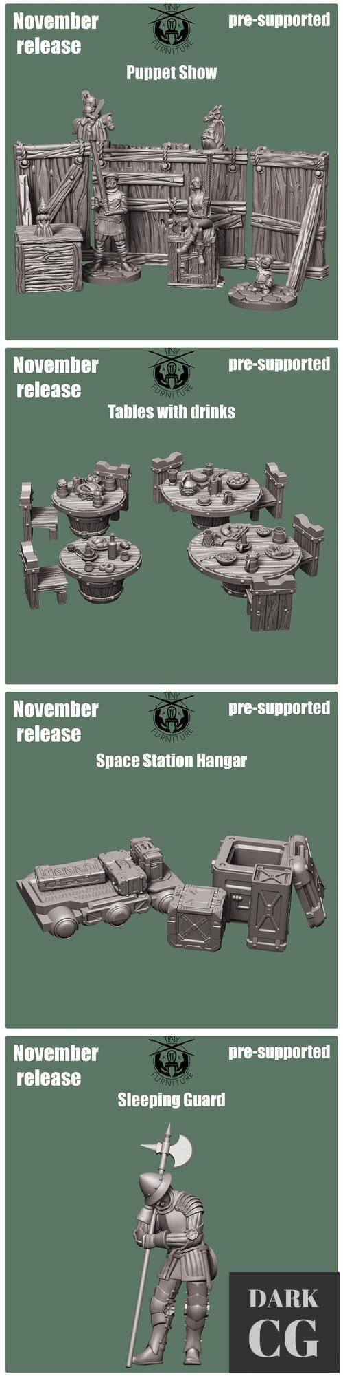 Tiny Furniture November 2021 – 3D Print