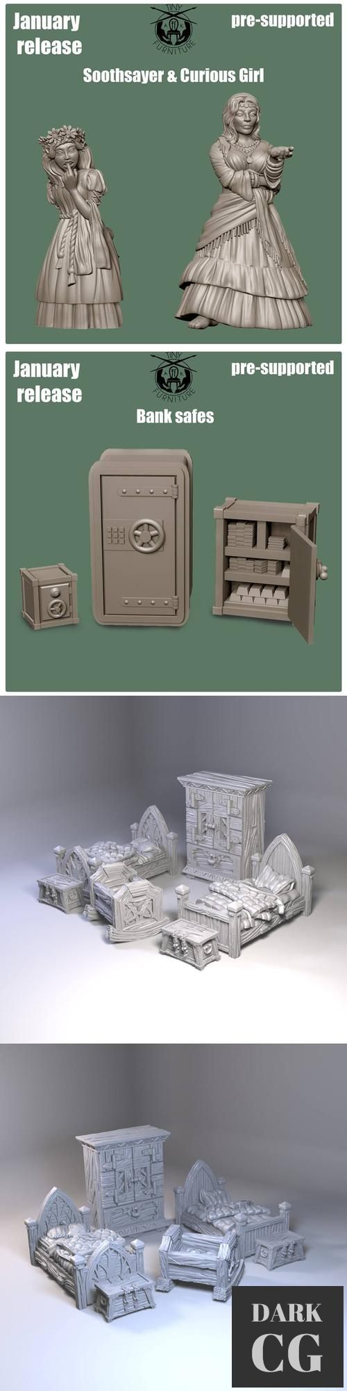 Tiny Furniture January 2022 – 3D Print