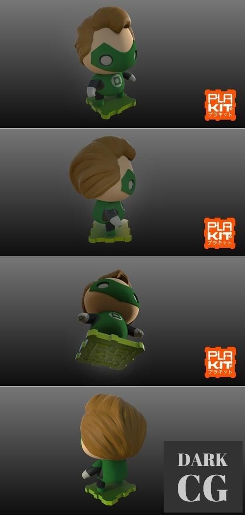 PlaKit DC Green Lantern – 3D Print