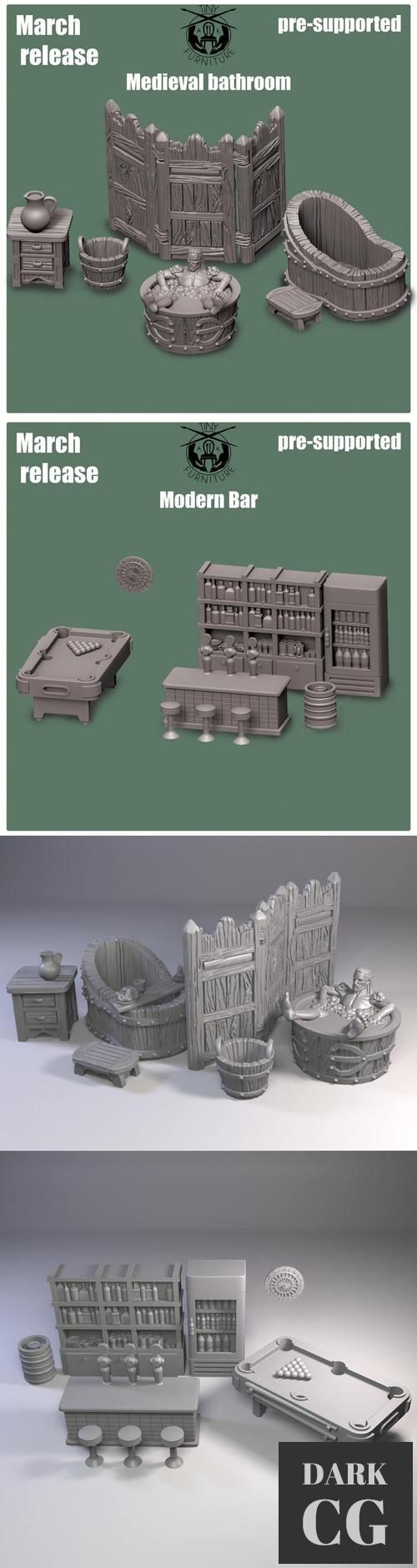 Tiny Furniture March 2022 – 3D Print