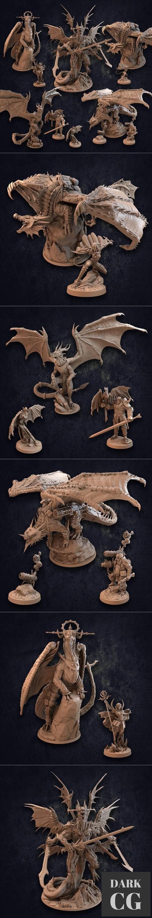 The Dragon Trappers Lodge - Dragonstriker Pack – 3D Print