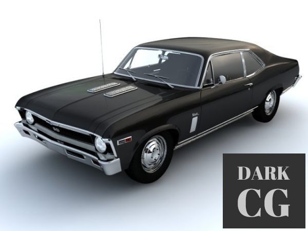 3D Model 1969 chevrolet nova ss 396