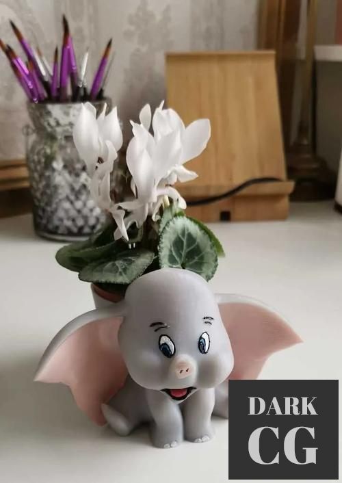 Dumbo Planter – 3D Print