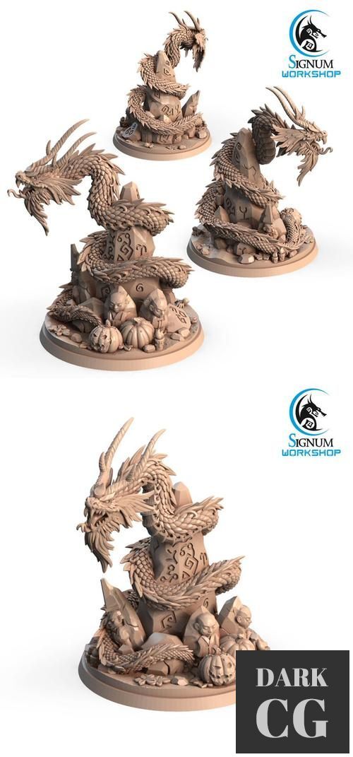 The Ancient Shrine Serpent – 3D Print