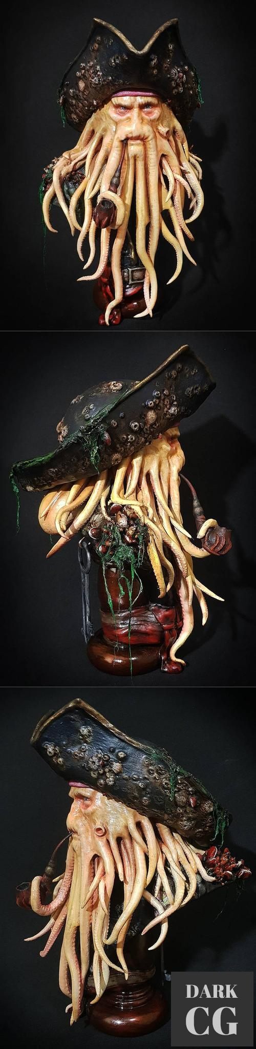 Davy Jones Bust – 3D Print