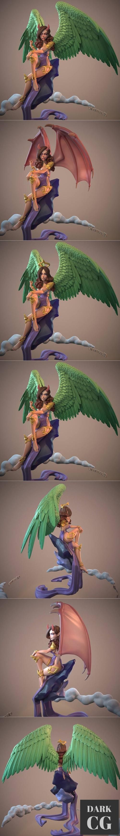 Dinama Alt and Main and NSFW Version – 3D Print