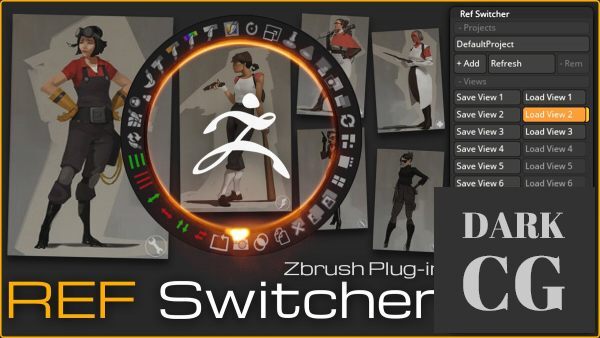 ZBrush Plugin Ref Switcher
