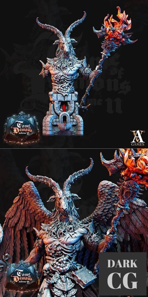 Adramal - Seneschal of Orcus Bust – 3D Print