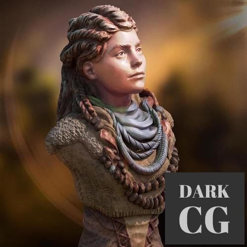 Aloy from Horizon Zero Dawn Bust – 3D Print