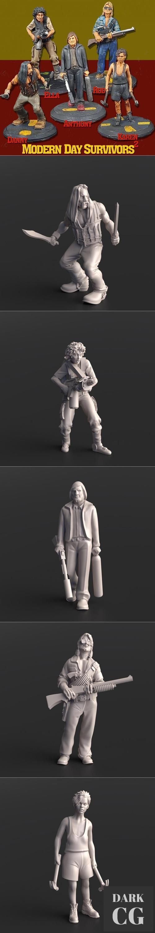 Modern Day Survivor Series 02 – 3D Print