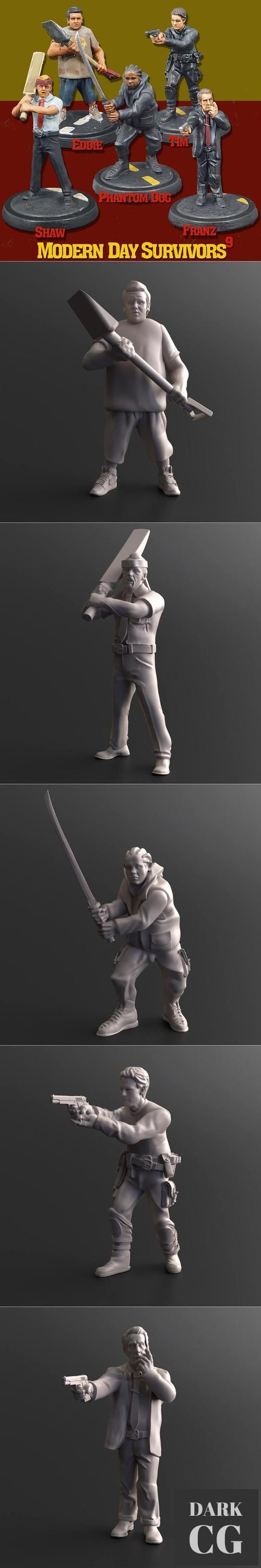 Modern Day Survivors Series 09 – 3D Print