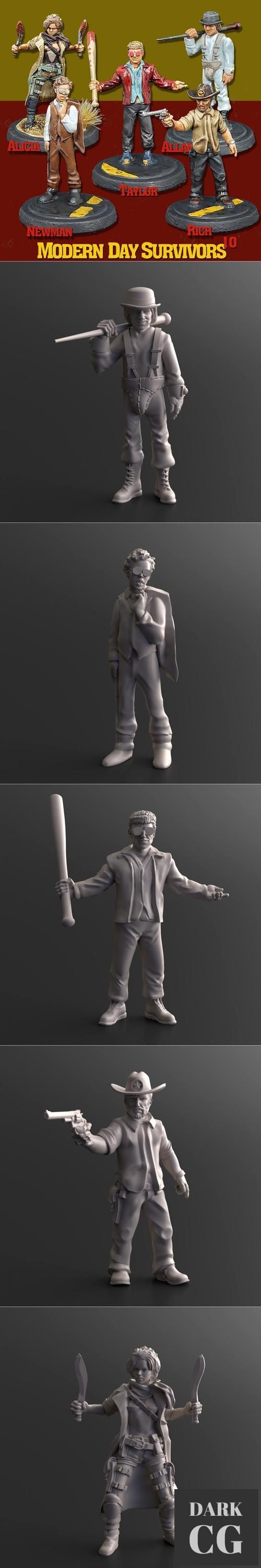 Modern Day Survivors Series 10 – 3D Print