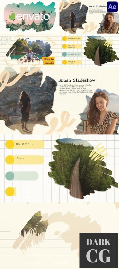 Brush Slideshow for After Effects 37181634