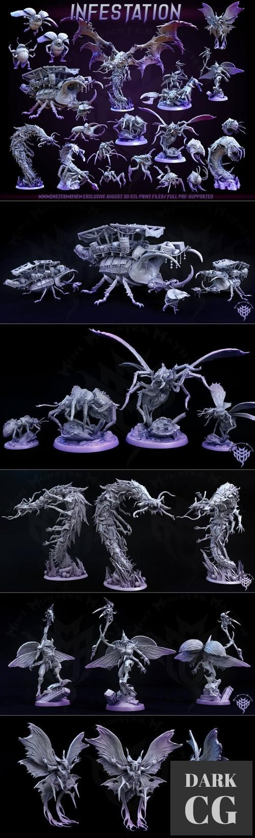 Mini Monster Mayhem - Infestation – 3D Print