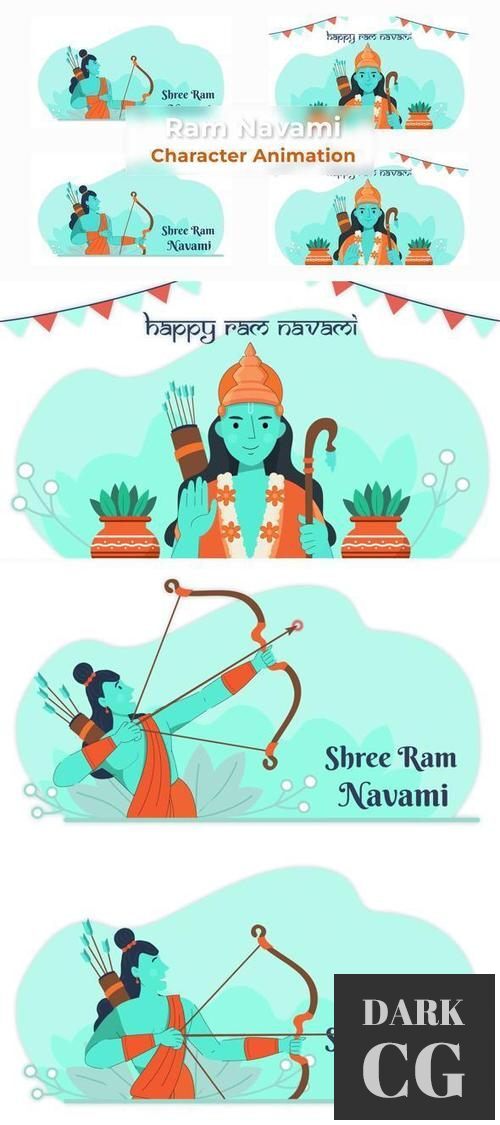 Ram Navmi Character Animation Scene Pack 37148186