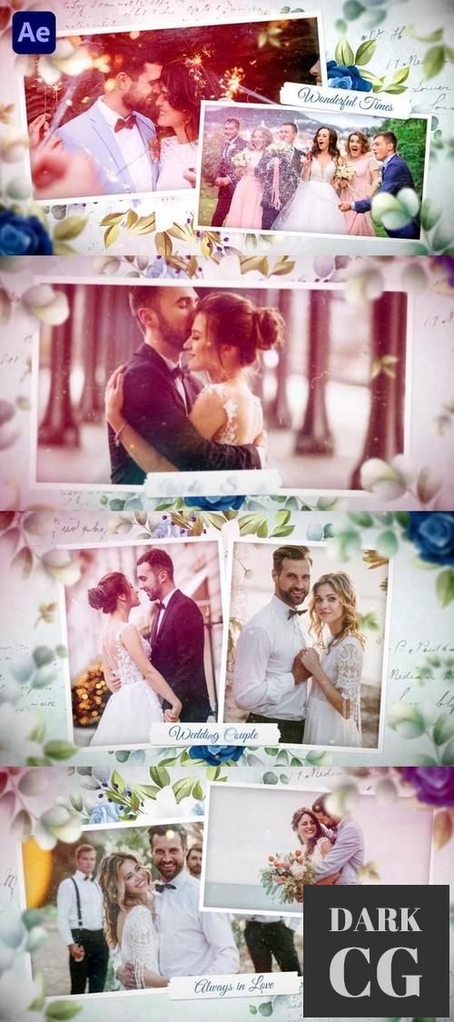 Floral Wedding Photo Slideshow 37111221