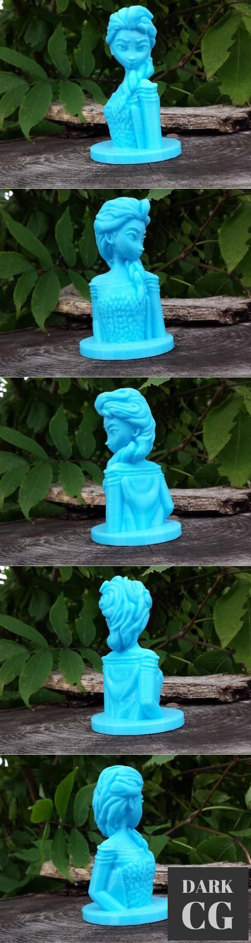 Elsa Bust – 3D Print