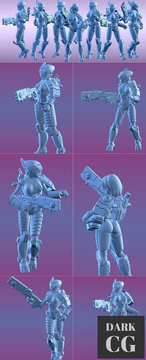 Tau Female Breacher – 3D Print
