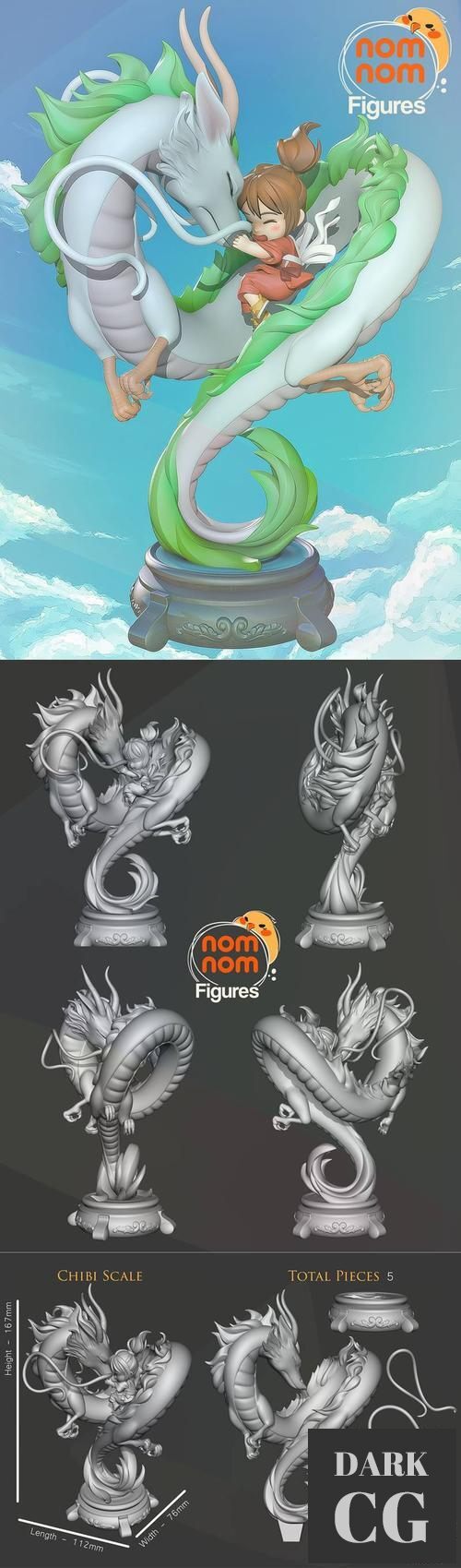Chihiro Haku – 3D Print