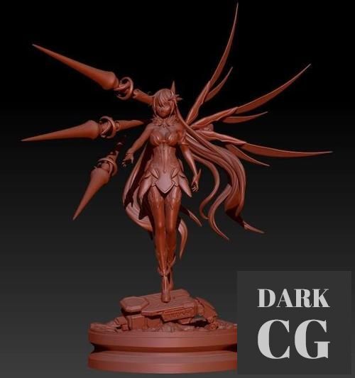 God Kiana Honkai Impact 3 – 3D Print