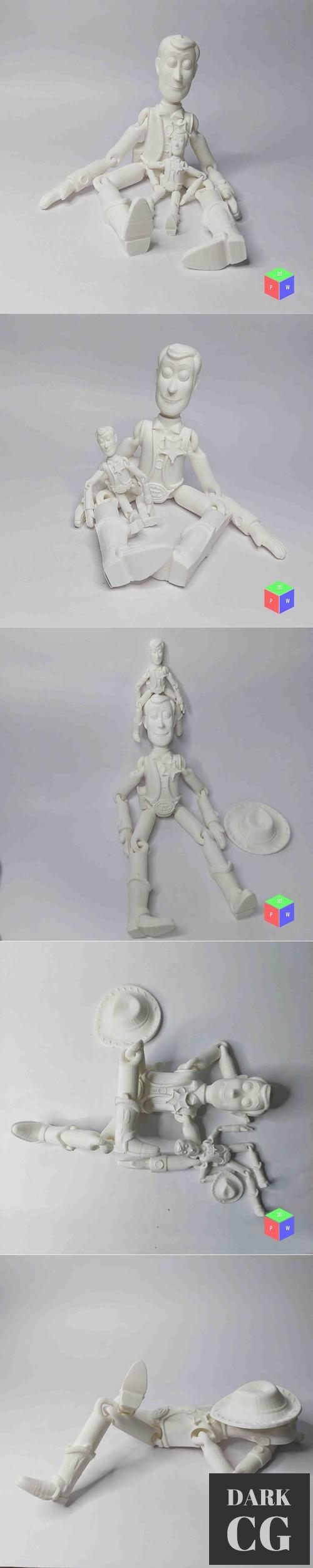 Toy Story Articulated Woody – 3D Print