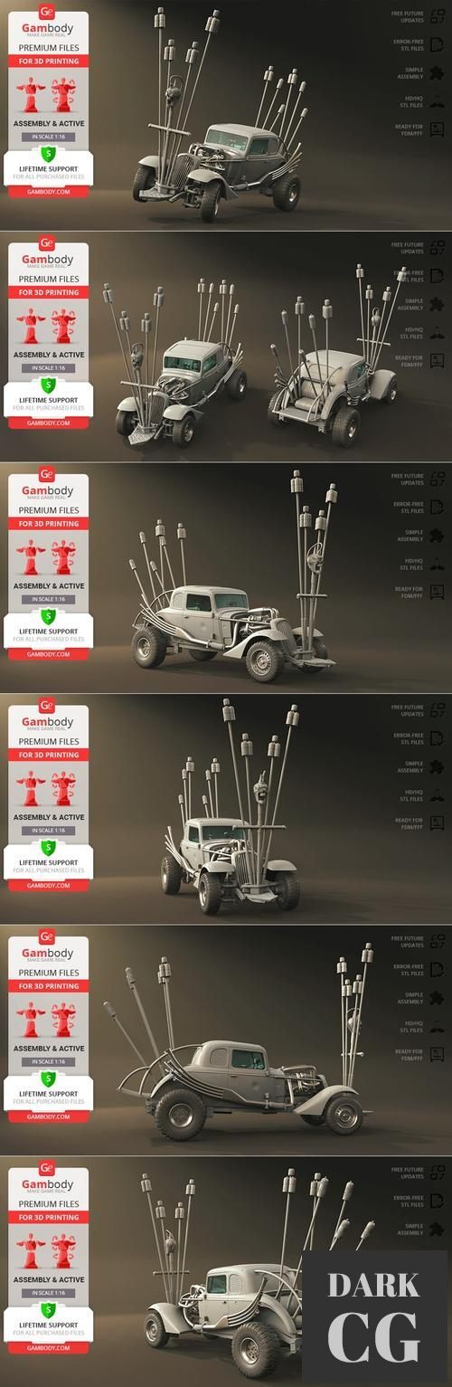 The Nux Car – 3D Print