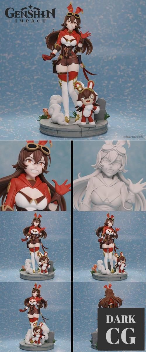 Genshin Impact Amber – 3D Print