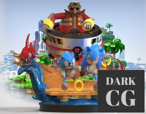 Sonic 2 Washed – 3D Print