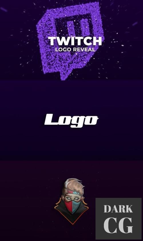 Twitch Particles Logo Reveal 37212990
