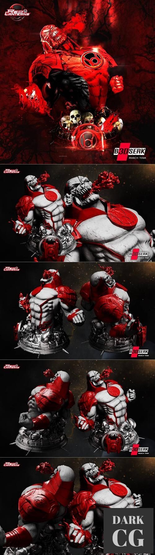 ﻿B3dserk - Atrocitus Bust – 3D Print