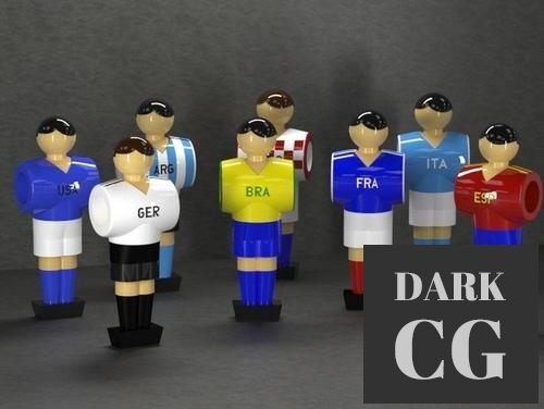 Table Soccer figures – 3D Print
