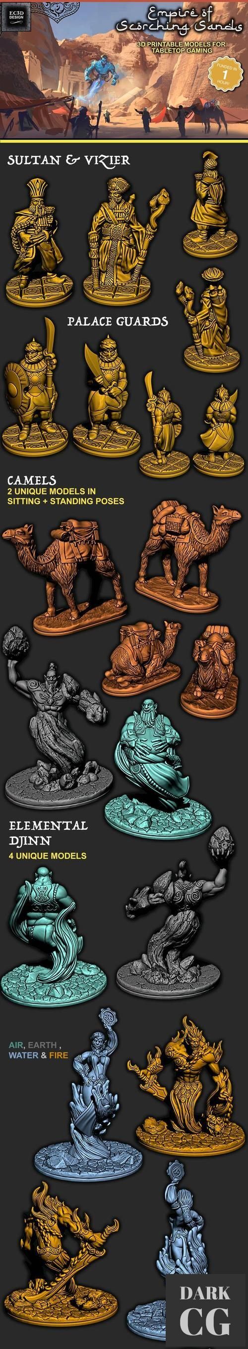 EC3D Designs - Empire of Scorching Sands – 3D Print