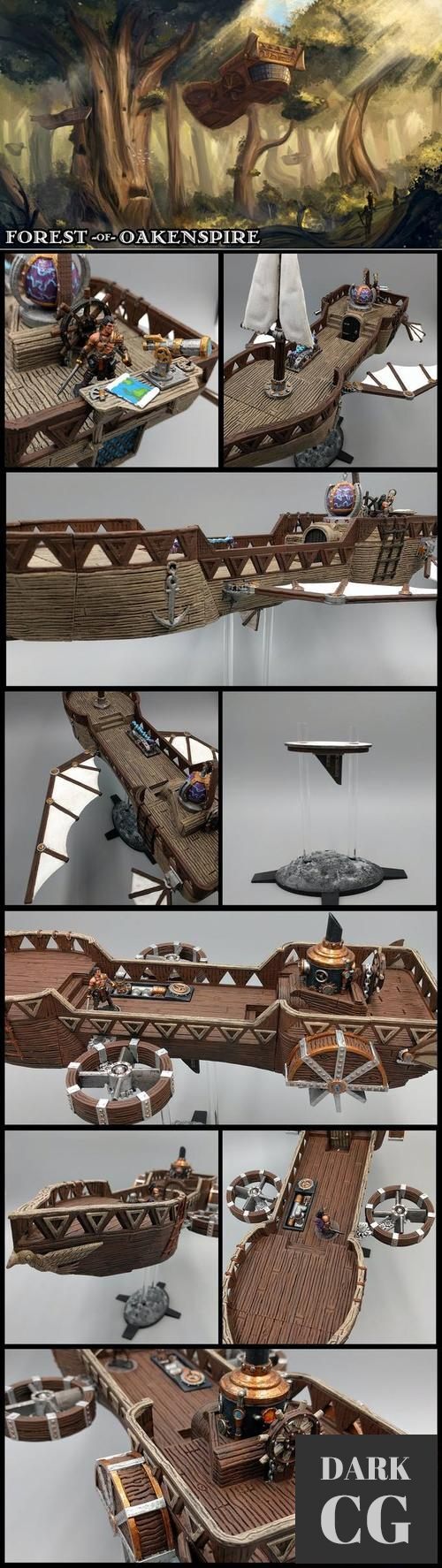EC3D Designs Forest of Oakenspire – 3D Print
