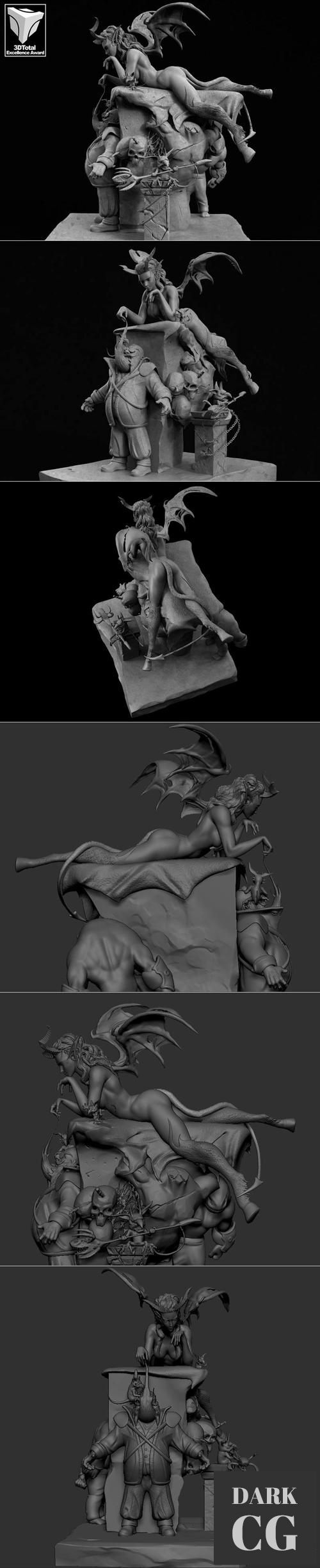 Succubus (concept by Bayard Wu) – 3D Print