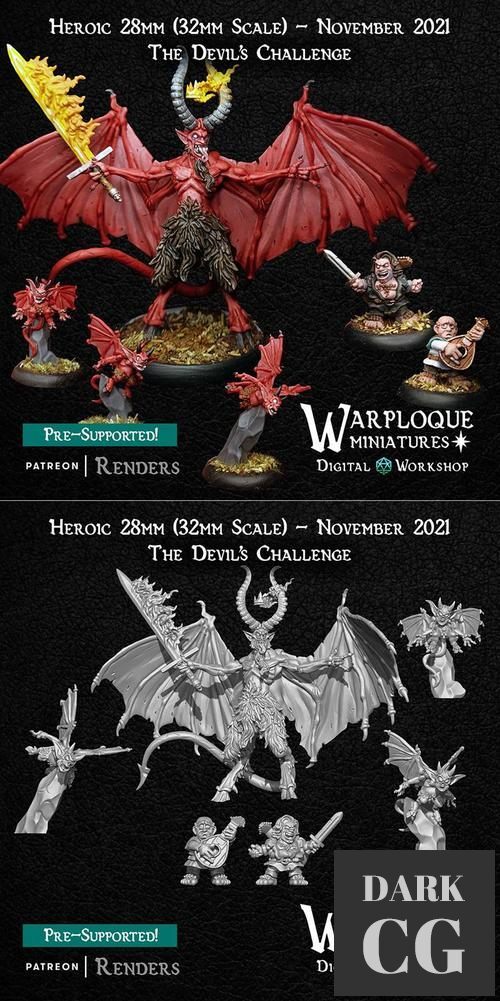 Warploque Miniatures November 2021 – 3D Print