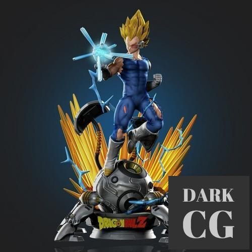 SSJ Vegeta & Capsule - Dragon Ball – 3D Print